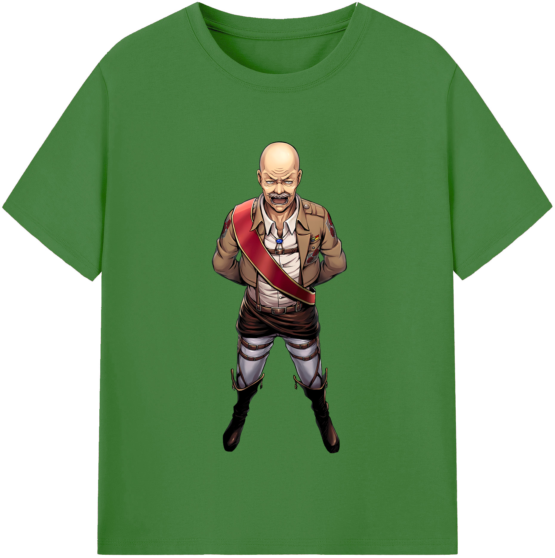 （画像用） 進撃の巨人 ドット·ピクシス Attack on Titan Dot Pixis レディースカジュアルプリントTシャツ（綿100％）